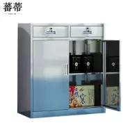 蕃蒂不锈钢文件柜二斗台