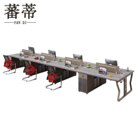 蕃蒂职员桌八人位台