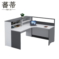 蕃蒂屏风工位单人位张