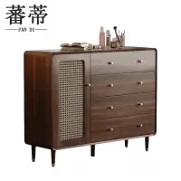 蕃蒂矮柜一门大四抽台