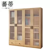 蕃蒂书柜四门二抽套