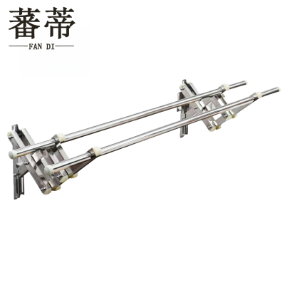 蕃蒂伸缩晾衣架两杆个