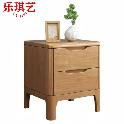 乐琪艺 榉木色 床头柜 42*40*50cm个