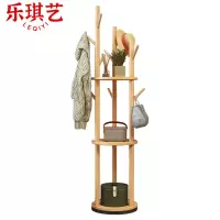 乐琪艺 衣帽架 原木色 个