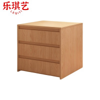 乐琪艺 储物柜 80cm(原木色) 个
