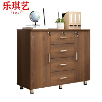 乐琪艺 储物柜 橡木色 100*40*80cm 个