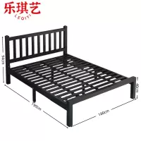 乐琪艺铁艺床180*190*94cm张