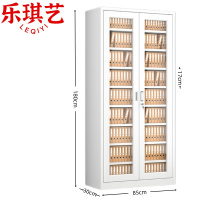 乐琪艺玻璃柜九层台