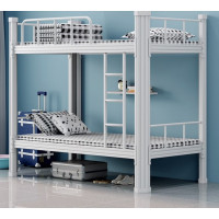木上简 MSJ-TC-004 钢制双层床上下床员工宿舍床 1800*2000*1000mm灰色(含床板) 单位:张