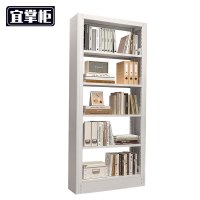 宜掌柜 钢制书架 单面一列一组五层 组