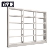 宜掌柜 钢制书架 单面一列三组五层 组