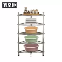 宜掌柜 不锈钢脸盆架 五层 个