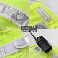 匹牧PM-FGBX-0065反光背心爆闪灯充电荧光