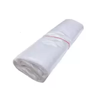 匹牧商用垃圾袋工业垃圾袋100*120cm平口式白色透明50只装单位:件