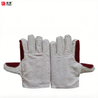 匹牧 PM-ST-G091 帆布手套 帆布工地建筑耐温 白甲原条二皮 12双/打 单位:双