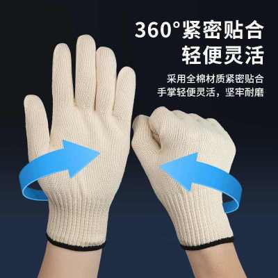 匹牧 PM-ST-G204 纯棉手套 精梳棉21支均码;纯棉 750克加厚款36双 单位:双