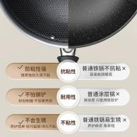 爱仕达(ASD)炒锅304不锈钢蜂窝防粘平底炒菜锅32cm燃气电磁炉通用CC32E1WG