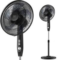 美的(Midea)电风扇家用五叶大风力轻音定时办公室广角摇头送风立式落地扇FSA40YD