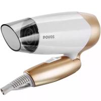 奔腾电吹风机家用可折叠大功率便携式速干大风吹风筒1400wPH1618(白色配金色)1400w