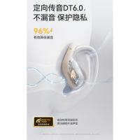 SANAG塞那挂耳运动蓝牙耳机骨传导概念不入耳式G36S朦胧白|定向传音适用于华为苹果小米所有品牌