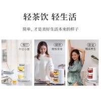 鸣盏即热饮水泡茶机煮茶电烧水壶玻璃花茶壶茶台一体机办公室茶具套装泡茶器0.5L/MZ-1151