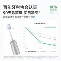 laifen徕芬新一代扫振电动牙刷深度清洁护龈轻巧便携莱芬软毛家用牙刷七夕情人节送男友女友银色