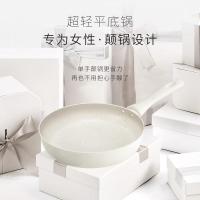 VELOSAN月光石不粘锅炒锅不粘锅炒菜锅麦饭石炒锅电磁炉月光石炒锅30cm月光石煎奶两件套-24cm