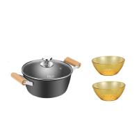 康宁极之铁锅具EKCO极之铁汤锅+餐具2件套