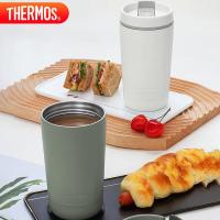 THERMOS膳魔师保温杯420毫升咖啡杯男女情侣学生便携水杯子TCTS-420WH
