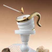 共禾京品(JINGREPUBLIC)蛇韵香薰蜡烛家居摆件创意生日蛇韵系列香薰蜡烛(白色)