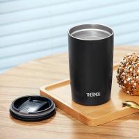 膳魔师(THERMOS)保温杯310毫升便携咖啡杯男女士情侣学生水杯子TCDP-300BK