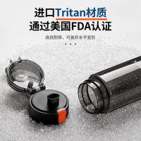 TKK运动水杯男士便携学生上学专用儿童水壶耐高温tritan塑料杯子夏天