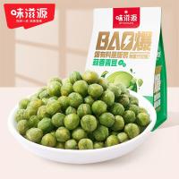味滋源蒜香青豆袋装坚果炒货特产豌豆小吃休闲零食品500g[1斤]
