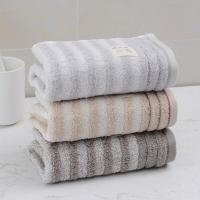 洁丽雅(Grace)慢生活加厚毛巾礼盒2条装纯棉面巾绅士礼盒舒适柔软吸水