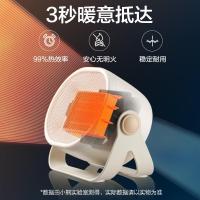小熊(Bear)取暖器家用暖风机电暖器电热器办公室桌面台式便携迷你电暖炉[迷你速热无光款]桌面便携