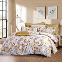 富安娜家纺四件套床上用品[精选]花容月貌1.5m床(被套203*229cm)