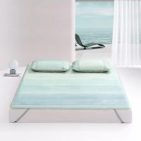 水星家纺凉席冰丝席[线下专柜同款]DH伊人溪岸印花冰丝席150cm*200cm/套