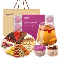 福东海红参阿胶桂圆玫瑰茶480克礼盒(月套餐)滋补女神茶气血礼品