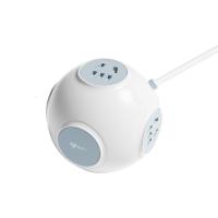 公牛4插1.5米U104Q蓝桌面电源插座多接口拖线板宿舍插排定制