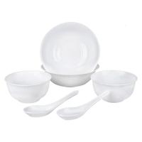 CorelleBrands餐具餐具套装耐高温玻璃碗碟盘套装冰萃玲珑餐具6件套A6头