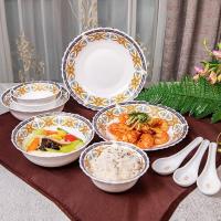 CorelleBrands餐具餐具套装耐高温玻璃碗碟盘套装彭巴杜夫人餐具10件套10头