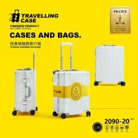 Z.M.N.出品经典竖条铝框拉杆箱-格尼20英寸