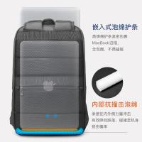 班歌大容量旅行背包男士通勤差旅手提包休闲电脑包3057黑色