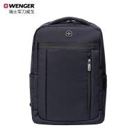 威戈(WENGER)瑞士军刀电脑包15.6英寸双肩包防泼水背包黑色出差611959