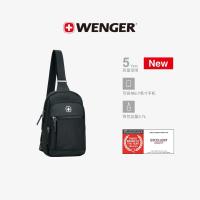 威戈(WENGER)瑞士军刀3.7L斜挎包胸包腰包高端单肩包通勤便携包男