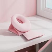 米乔午睡枕趴睡枕小学生桌上抱枕午睡神器趴趴枕便携儿童午休枕头学生折叠午睡枕-粉色P-012