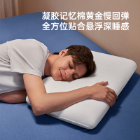左右人体工学枕头慢回弹记忆棉枕头枕芯助护颈椎睡眠侧睡家用枕