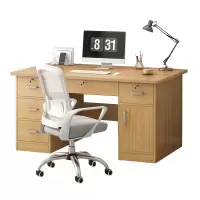 指臣 办公桌书桌带椅子140*60*73cm套