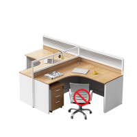 指臣 屏风办公桌含柜2.4*1.4*1.1m张