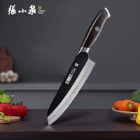张小泉闲云系列大马士革菜刀家用 厨房用刀多用刀 D100431